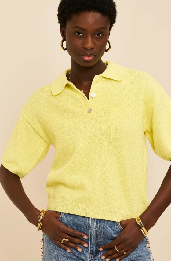 Polo de punto bouclé