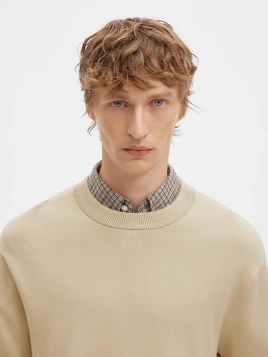 Jersey de cuello redondo