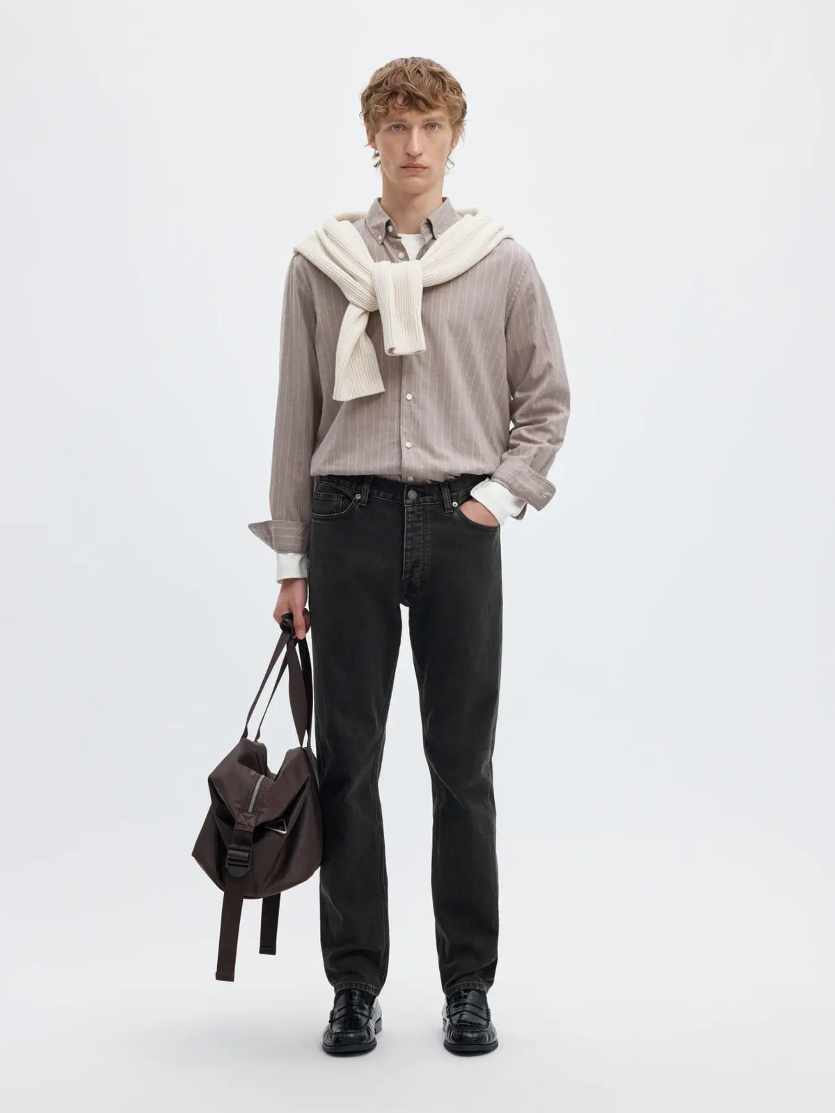 Jeans de corte slim confeccionados en denim