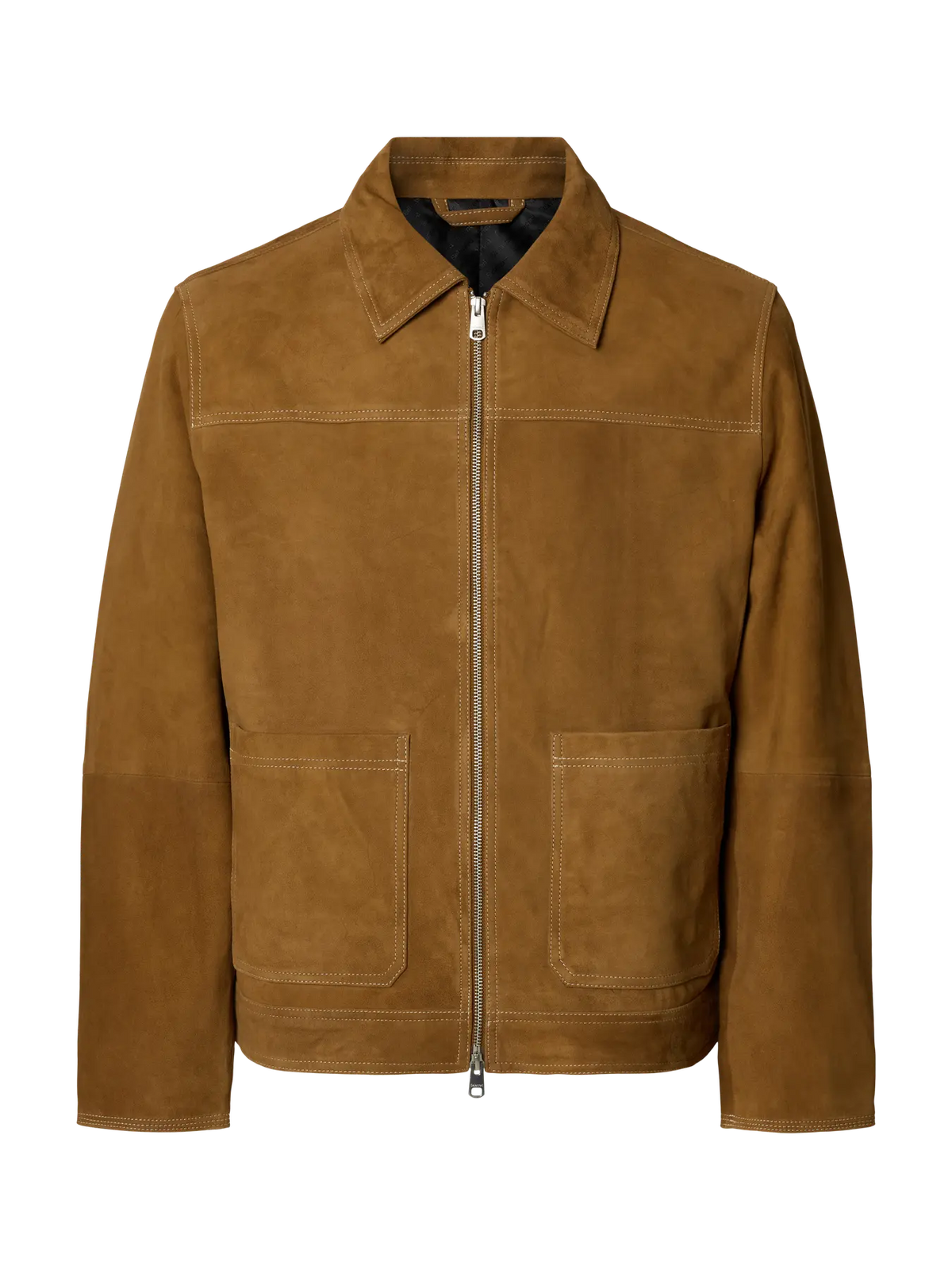 Chaqueta con acabado elegante