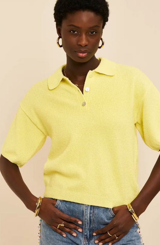 Polo de punto bouclé