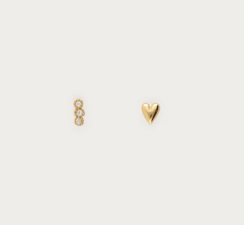 Anillo diseño abierto de corazón