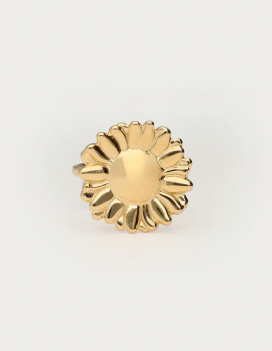 Anillo con detalle de girasol
