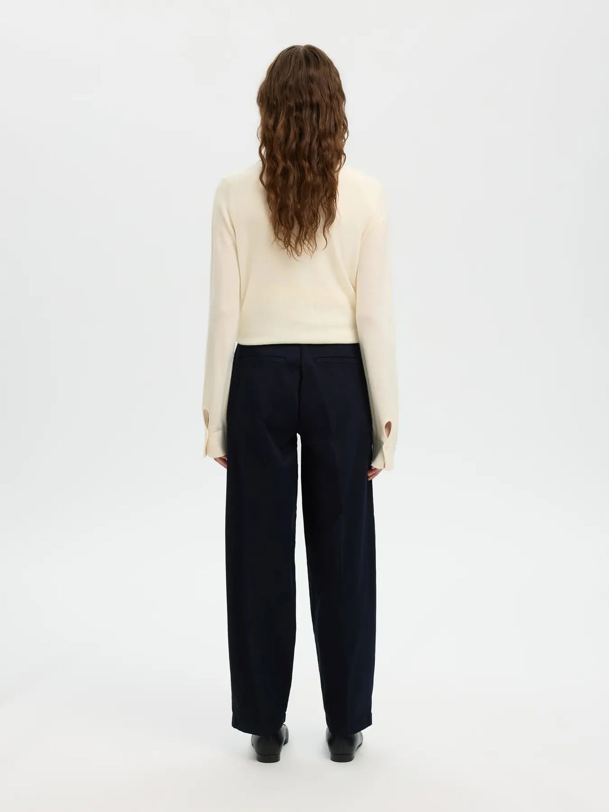 Pantalón de corte barrel
