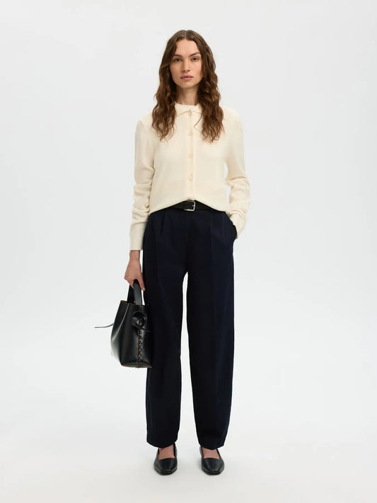 Pantalón de corte barrel