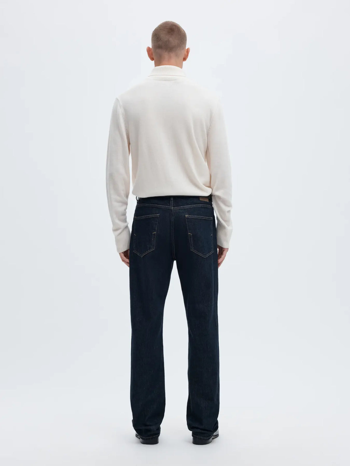 Jeans de corte recto confeccionados en denim