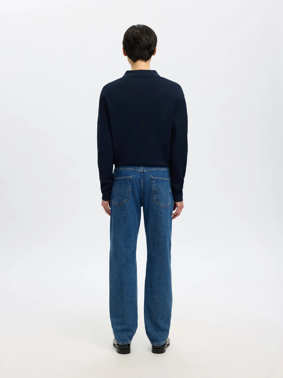 Jeans de corte recto confeccionados en denim