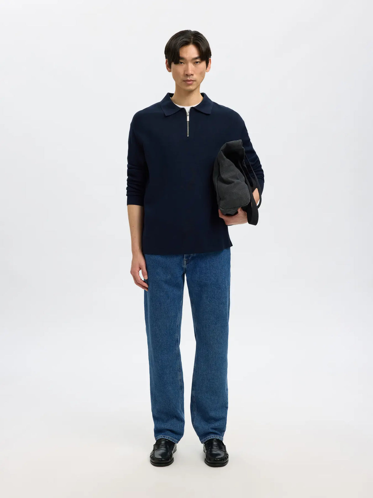 Jeans de corte recto confeccionados en denim
