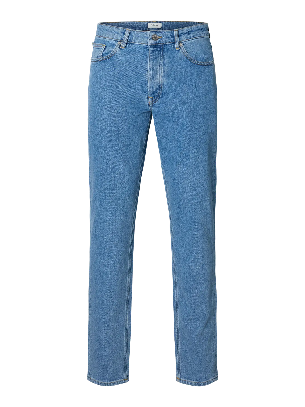 Jeans de corte slim confeccionados en denim