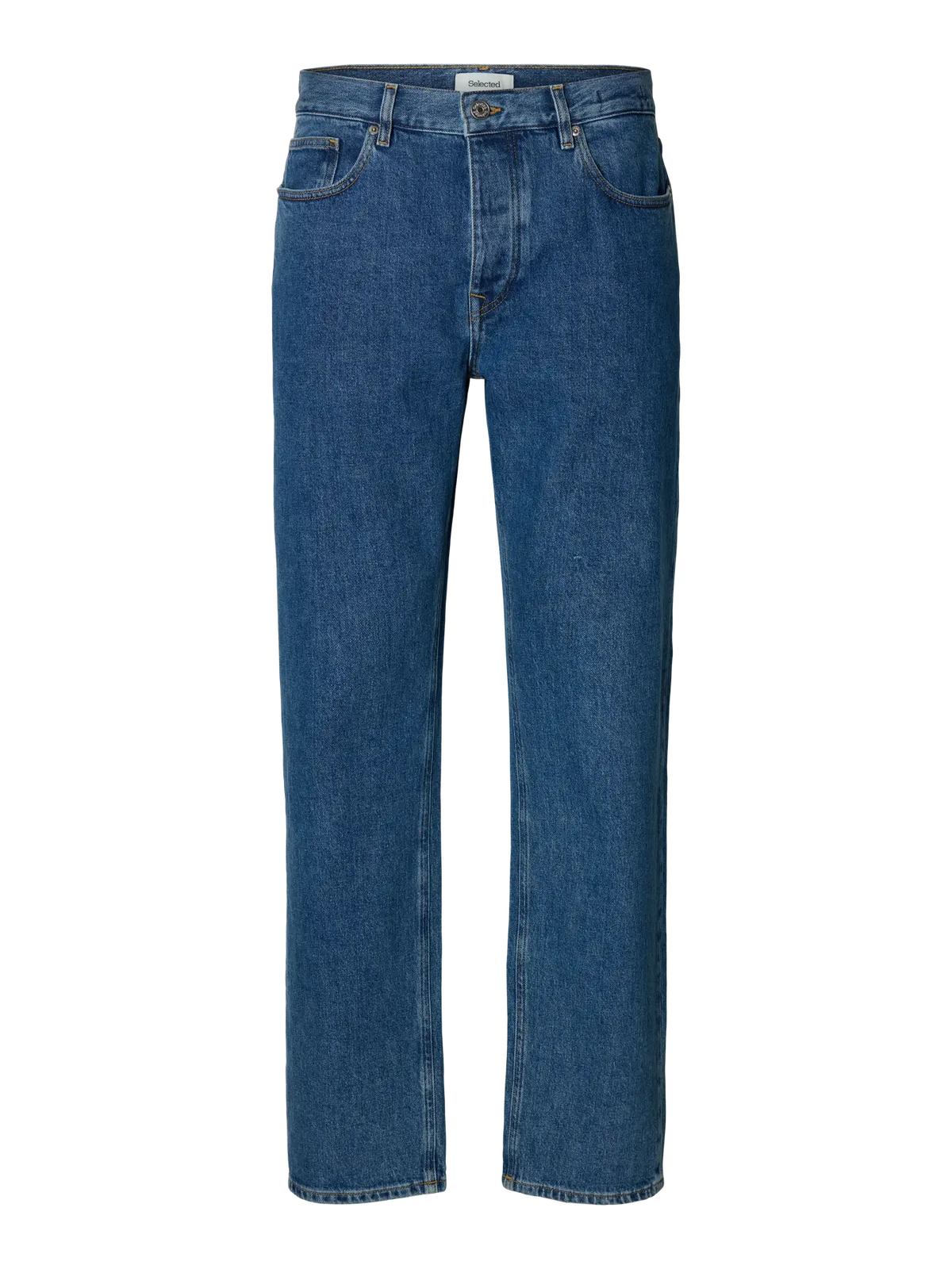 Jeans de corte recto confeccionados en denim