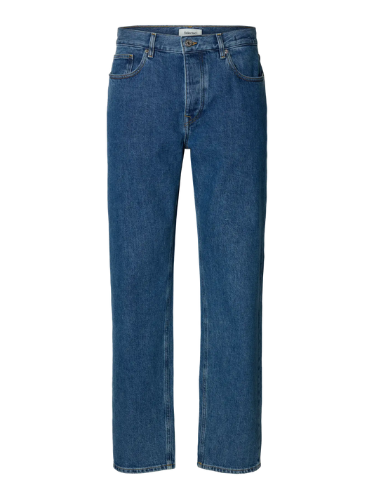 Jeans de corte recto confeccionados en denim