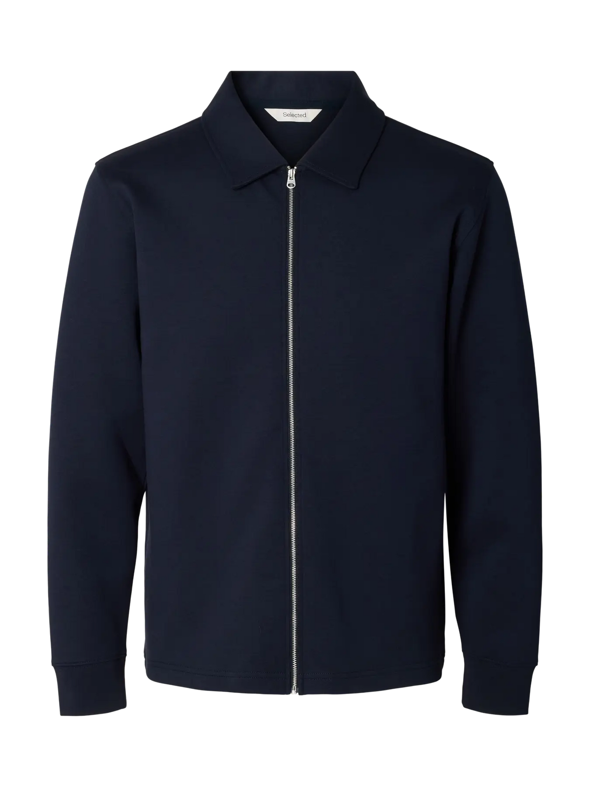 Sudadera de cuello alto con cierre completo de cremallera